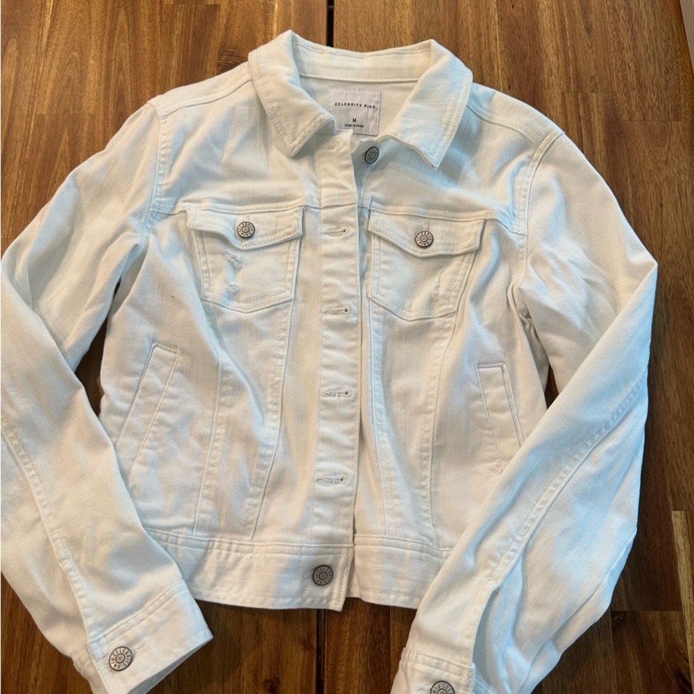 White Denim Soft Jacket